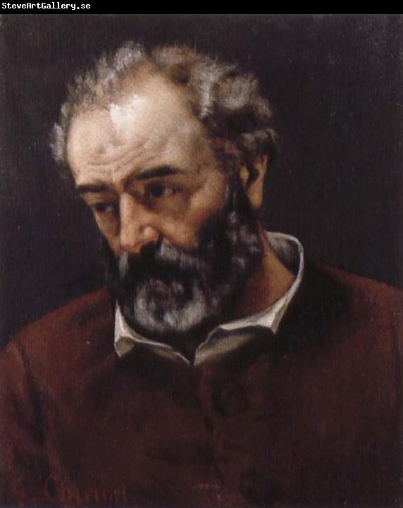 Gustave Courbet Portrati of Chenavard